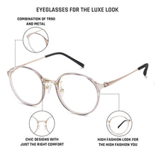 Load image into Gallery viewer, Pink Round Full Rim Medium Unisex Eyeglasses by Lenskart Air Online-134793