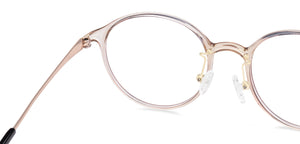 Pink Round Full Rim Medium Unisex Eyeglasses by Lenskart Air Online-134793