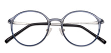 Load image into Gallery viewer, Grey Round Full Rim Medium Unisex Eyeglasses by Lenskart Air Online-134794