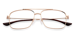 Gold Square Full Rim Unisex Eyeglasses by Vincent Chase-147955