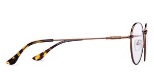 Copper Round Full Rim Unisex Eyeglasses by Vincent Chase-201832