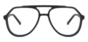 Black Aviator Full Rim Unisex Eyeglasses by Vincent Chase Online-139164