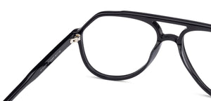 Black Aviator Full Rim Unisex Eyeglasses by Vincent Chase Online-139164
