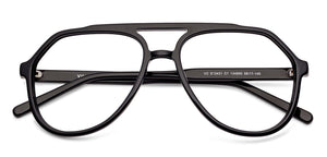 Black Aviator Full Rim Unisex Eyeglasses by Vincent Chase Online-139164