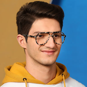 Tortoise Aviator Full Rim Unisex Eyeglasses by Vincent Chase Online-134852