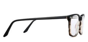 Brown Rectangle Full Rim Unisex Eyeglasses by Vincent Chase-148855