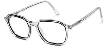 Load image into Gallery viewer, Transparent Geometric Full Rim Unisex Eyeglasses by Vincent Chase Computer Glasses-148635