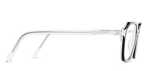 Transparent Geometric Full Rim Unisex Eyeglasses by Vincent Chase Computer Glasses-148635