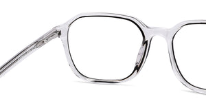 Transparent Geometric Full Rim Unisex Eyeglasses by Vincent Chase Computer Glasses-148635