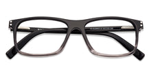 Load image into Gallery viewer, Black Rectangle Full Rim Unisex Eyeglasses by Vincent Chase Essentials-134903