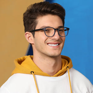 Blue Round Full Rim Unisex Eyeglasses by Vincent Chase VC-134904