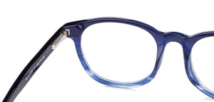 Blue Round Full Rim Unisex Eyeglasses by Vincent Chase VC-134904
