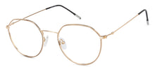 Load image into Gallery viewer, Gold Round Full Rim Unisex Eyeglasses by Vincent Chase Essentials-134920
