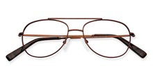 Load image into Gallery viewer, Brown Aviator Full Rim Unisex Eyeglasses by Vincent Chase VC-135931