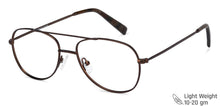 Load image into Gallery viewer, Brown Aviator Full Rim Unisex Eyeglasses by Vincent Chase VC-135931