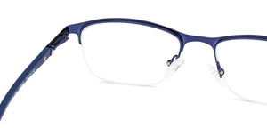 Blue Cat Eye Half Rim Women Eyeglasses by Vincent Chase Online-203044