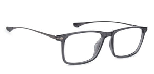 Grey Rectangle Full Rim Unisex Eyeglasses by Lenskart Air Online-135982
