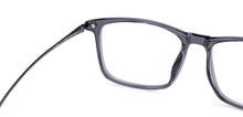 Load image into Gallery viewer, Grey Rectangle Full Rim Unisex Eyeglasses by Lenskart Air Online-135982