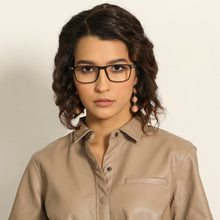 Load image into Gallery viewer, Grey Rectangle Full Rim Unisex Eyeglasses by Lenskart Air Online-135982