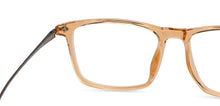 Load image into Gallery viewer, Brown Rectangle Full Rim Extra Wide Unisex Eyeglasses by Lenskart Air-145771