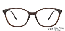 Load image into Gallery viewer, Brown Cat Eye Full Rim Women Eyeglasses by Lenskart Air Online-139743