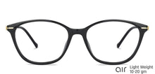 Load image into Gallery viewer, Black Cat Eye Full Rim Women Eyeglasses by Lenskart Air Computer Glasses-142754
