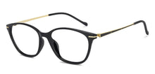 Load image into Gallery viewer, Black Cat Eye Full Rim Women Eyeglasses by Lenskart Air Computer Glasses-142754