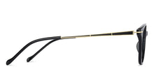 Load image into Gallery viewer, Black Cat Eye Full Rim Women Eyeglasses by Lenskart Air Computer Glasses-142754