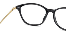 Load image into Gallery viewer, Black Cat Eye Full Rim Women Eyeglasses by Lenskart Air Computer Glasses-142754
