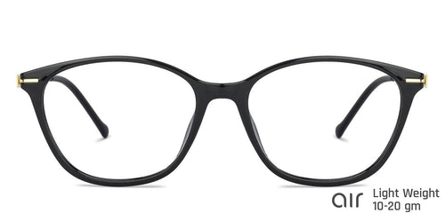 Black Cat Eye Full Rim Narrow Women Eyeglasses by Lenskart Air-135985