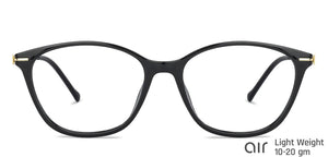 Black Cat Eye Full Rim Narrow Women Eyeglasses by Lenskart Air-135985
