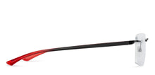 Load image into Gallery viewer, Black Rectangle Rimless Unisex Eyeglasses by Lenskart Air Online-136018
