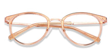 Load image into Gallery viewer, Gold Round Full Rim Unisex Eyeglasses by Lenskart Air Computer Glasses-148671