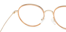 Load image into Gallery viewer, Gold Round Full Rim Unisex Eyeglasses by Lenskart Air Online-136024