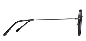 Black Round Full Rim Unisex Eyeglasses by Lenskart Air Online-136025
