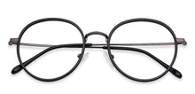 Load image into Gallery viewer, Black Round Full Rim Unisex Eyeglasses by Lenskart Air Online-136025