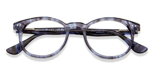 Tortoise Round Full Rim Extra Narrow Unisex Eyeglasses by Vincent Chase-136134