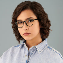 Load image into Gallery viewer, Black Round Full Rim Extra Narrow Unisex Eyeglasses by Vincent Chase Online-145927