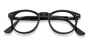 Black Round Full Rim Extra Narrow Unisex Eyeglasses by Vincent Chase Online-145927