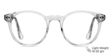 Load image into Gallery viewer, Transparent Round Full Rim Unisex Eyeglasses by Vincent Chase-145928