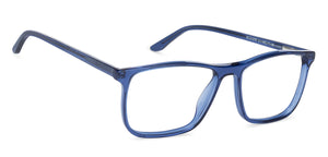 Blue Rectangle Full Rim Unisex Eyeglasses by Vincent Chase Online-136141