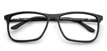 Load image into Gallery viewer, Black Rectangle Full Rim Unisex Eyeglasses by Vincent Chase-148857