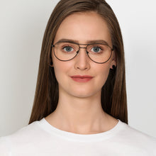 Load image into Gallery viewer, Gunmetal Aviator Full Rim Medium Unisex Eyeglasses by Vincent Chase-136164