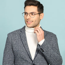 Load image into Gallery viewer, Gunmetal Aviator Full Rim Medium Unisex Eyeglasses by Vincent Chase-136164