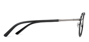 Gunmetal Aviator Full Rim Medium Unisex Eyeglasses by Vincent Chase-136164