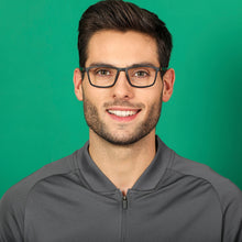 Load image into Gallery viewer, Black Rectangle Full Rim Unisex Eyeglasses by Lenskart Air Online-136357