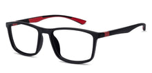 Load image into Gallery viewer, Black Rectangle Full Rim Unisex Eyeglasses by Lenskart Air Online-136357