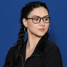 Load image into Gallery viewer, Grey Rectangle Full Rim Unisex Eyeglasses by Lenskart Air Online-136364