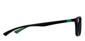 Grey Rectangle Full Rim Unisex Eyeglasses by Lenskart Air Online-136364