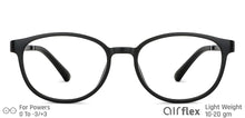 Load image into Gallery viewer, Black Round Full Rim Unisex Eyeglasses by Lenskart Air Computer Glasses-142794